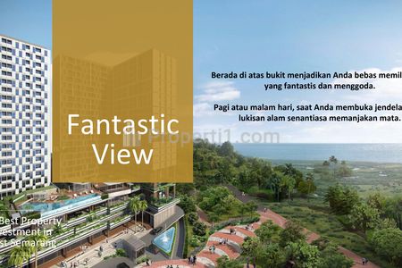 Jual Apartemen Amartha View Semarang, Best View di Semarang Barat - 1 BR Furnish