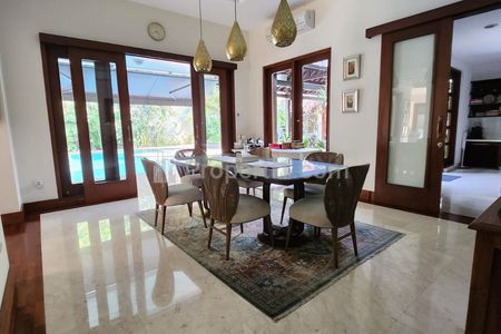 Jual Rumah Mewah Besar SHM Luas 1925 m2 Bangunan 850 m2 Ada Kolam Renang Besar di Area Cipete, Cilandak Barat, Dekat Fatmawati, Jakarta Selatan