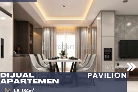 Jual Apartemen Pavilion Sudirman 3+1BR Full Furnished di Tanah Abang Jakarta Pusat