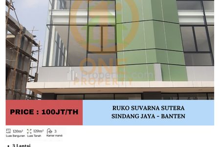 Disewakan Ruko Suvarna Sutera, Sindang Jaya - Tangerang