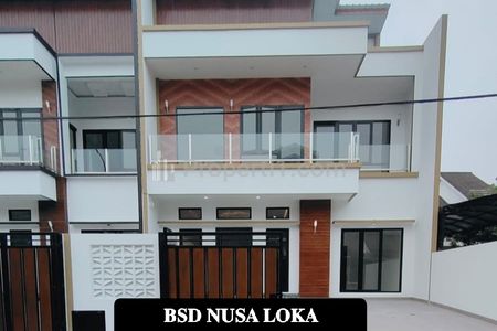 Jual Cepat Rumah Modern Minimalis di BSD Tangerang Selatan — 4 Kamar, Kitchen Set, Carport 2 Mobil
