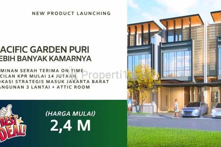 Jual Rumah Pacific Garden Puri Jakarta Barat - Harga Mulai 2 M-an