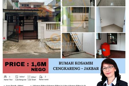 Dijual Rumah di Kosambi, Cengkareng - Jakarta Barat