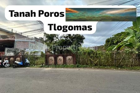 Dijual Tanah Luas 1551 m2 di Tlogomas Malang Dekat Kampus UMM