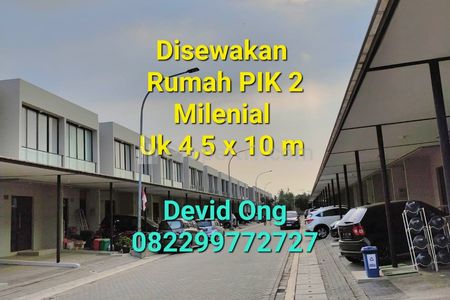 Disewakan Rumah PIK 2 Milenial Cluster California, Tangerang