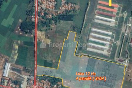 Jual Lahan Industri Strategis di Subang Jawa Barat Luas 12 Hektar