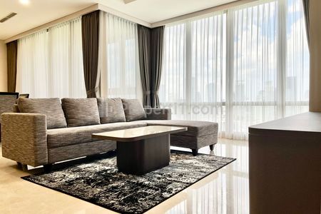 For Lease Modern Luxury Apartment at The Elements Type 3BR Full Furnished - Strategic Location in South Jakarta