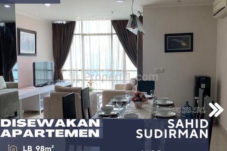 Disewakan Apartemen Sahid Sudirman Residence 2BR Full Furnish City View