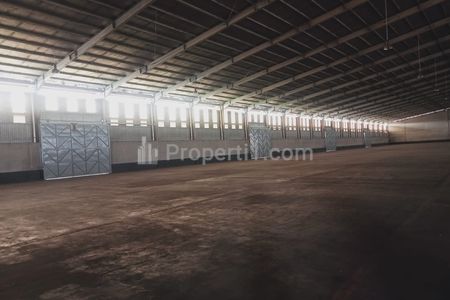 Jual Gudang HGB Kawasan Industri Jababeka, Cikarang, Bekasi, Luas 1,3 Hektar Bangunan 9500 m2, Jawa Barat