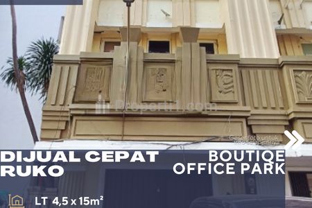 Dijual Ruko Lokasi Sangat Strategis di Samping Jalan Raya Utama di Kemayoran Jakarta Pusat