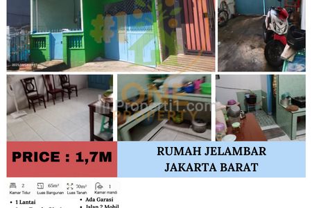 Dijual Cepat Rumah di Jelambar - Jakarta Barat
