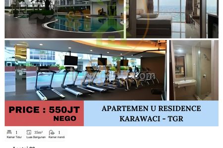Jual Apartemen U Residence, Karawaci, Kelapa Dua - Tangerang