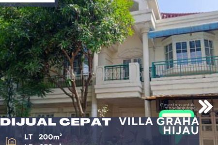 Dijual Rumah Cantik Dalam Komplek Villa Graha Hijau Lokasi Asri dan Teduh di Ciputat Timur Tangerang Selatan