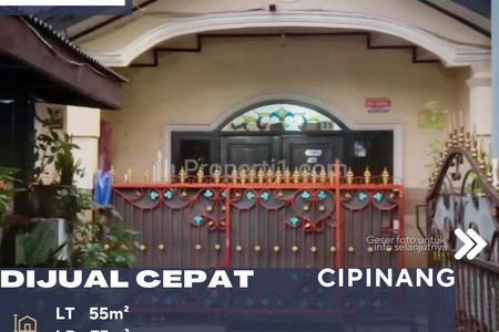 Dijual Rumah Minimalis 2 Lantai Harga Terjangkau di Cipinang Jakarta Timur