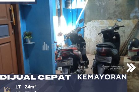 Dijual Rumah SHM 3 Lantai Sangat Murah di Kemayoran Jakarta Pusat