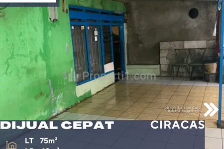 Dijual Rumah SHM Lingkungan Aman dan Nyaman Ciracas Jakarta Timur