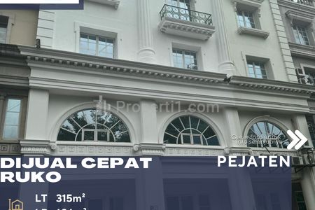 Dijual 2 Ruko Gandeng Lokasi Strategis di Pejaten Jakarta Selatan