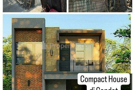 Dijual Rumah On Progres Desain Compact House di Condet, Jakarta Timur
