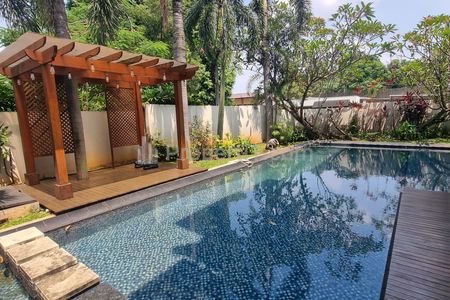 Dijual Rumah Mewah dengan Pool di Kebagusan, Pasar Minggu Jakarta Selatan