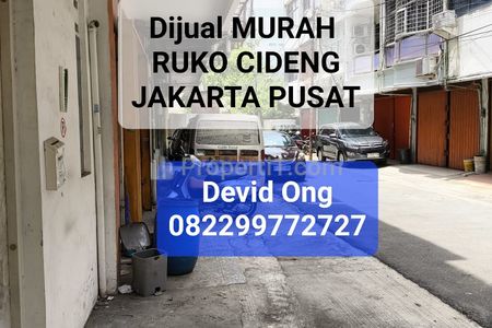 Dijual Ruko Murah di Cideng, Jakarta Pusat