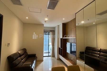 For Lease Apartment at Sudirman Suites - Type 2+1BR Modern Full Furnished - Strategic Location in Central Jakarta
