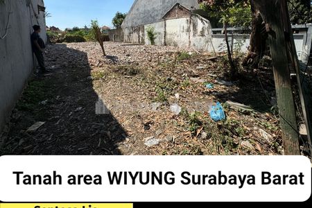 Dijual Tanah Wiyung Surabaya Barat - Dekat Taman Pondok Indah, Babatan Pratama, Pakuwon Mall, Akses Tol Gunungsari