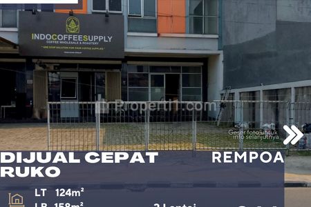 Dijual Ruko Lokasi Strategis di Rempoa Tangerang Selatan