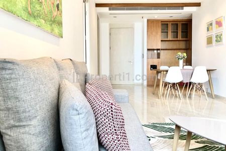 For Lease Luxurious Apartment at Izzara Type 2+1BR Full Modern Furnished - Strategic Location in South Jakarta