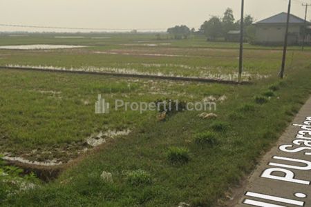 Jual Tanah Sawah Plus Bangunan di Anjatan, Indramayu
