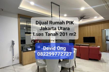Dijual Rumah Layar Permai PIK Luas Tanah 201 m2 Jakarta Utara