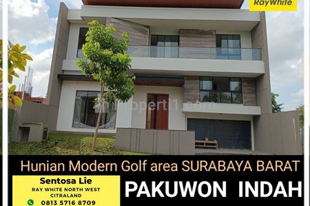 Dijual Rumah Baru Pakuwon Indah Lisbon Split Level Desain di Surabaya Barat - Dekat Graha Family, Citraland, Dian Istana