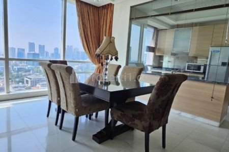 Disewakan The Peak Sudirman Apartment – Type 3+1 BR Full Furnished – Strategic Location in South Jakarta