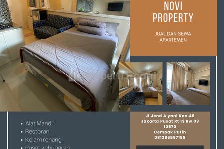 Jual Cepat Apartemen Green Pramuka Tipe Studio Furnished Murah Direct Owner