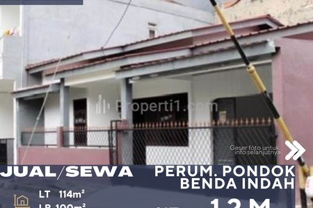 Dijual Rumah Dalam Perumahan Baru Direnovasi Lokasi Strategis di Pamulang Tangerang Selatan