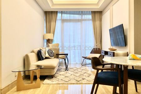 For Lease Luxurious Apartment at South Hills Strategic Location in South Jakarta - 2BR Full Modern Furnished