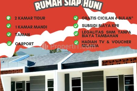 Dipasarkan Rumah Siap Huni Promo Merdeka di Bumi Panenjoan Cicalengka, Bandung