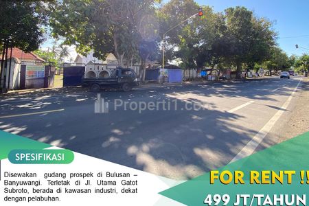 Sewa Gudang Luas 2 Hektar di Ketapang - Banyuwangi