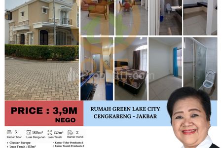 Dijual Rumah Green Lake City, Cengkareng - Jakarta Barat