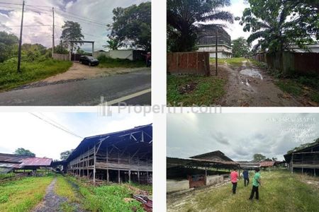 Dijual Tanah Luas + Gudang di Jalan Pertanian, Singkawang