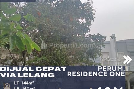 Dijual Rumah Via Lelang di Perum. Residence One Serpong Tangerang Selatan
