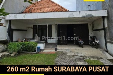 Dijual Rumah di Jl. Trunojoyo, Dr. Soetomo, Kec. Tegalsari, Surabaya Pusat Kota - Dekat WR. Supratman, Raya Diponegoro, Jl. Musi