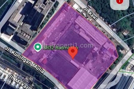 Dijual Kavling Commercial Luas 9000m2 di Kuningan Madya, Jaksel, SHGB, Bisa Dibangun 30 Lantai