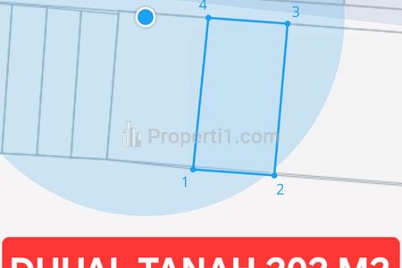 Dijual Tanah 202 m2 Area Pemogan Gelogor Carik Denpasar, Dekat Sunset Road, Kuta, Bali