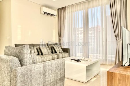 For Lease Luxurious Apartment at The BRANZ Simatupang Strategic Location in South Jakarta - 2+1BR Full Modern Furnished