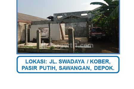 Jual Cepat Tanah Kavling Siap Bangun Jl. Swadaya/Kober, Pasir Putih, Sawangan, Depok.