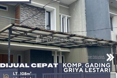 Dijual Rumah Baru Siap Huni Dalam Komplek di Kelapa Gading Jakarta Utara