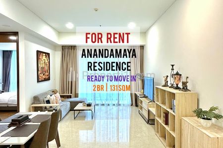 Sewa Cepat & Termurah Apartemen Anandamaya 2BR 131sqm, Furnished & Ready, Direct Owner - Yani Lim 08174969303