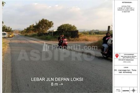 Jual Lahan Industri Strategis di Sumedang Jawa Barat