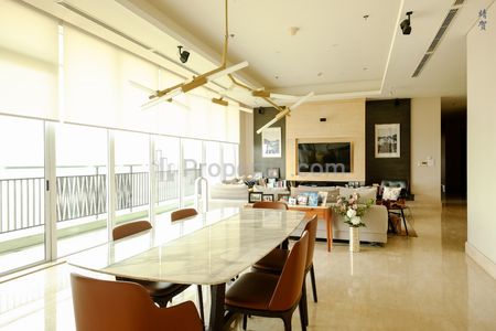 Jual Apartemen Pakubuwono House 128 m2 Fully Furnished 2BR Best View, Sertifikat, 4 M, TERMURAH