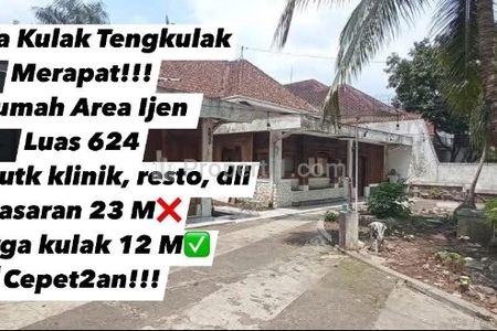 Dijual Murah Rumah Area Jalan Ijen Malang, Harga Tengkulak